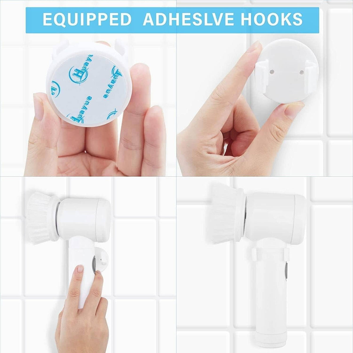 5-in-1 Electric Cleaning Brush |  فرشاة تنظيف كهربائية 5 في 1