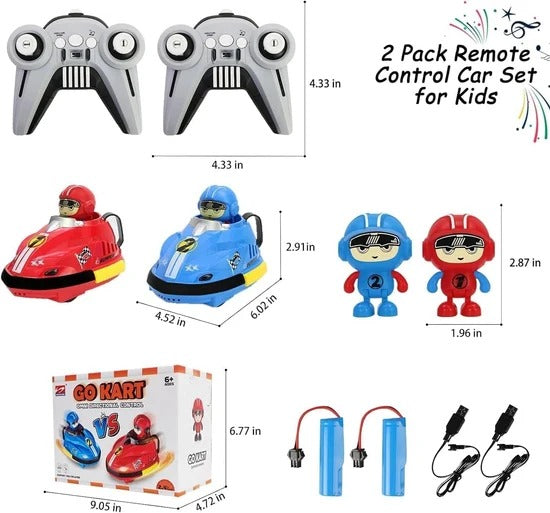 Bumper Cars 2PK RC— سيارات تصادم لاسلكية مزدوجة